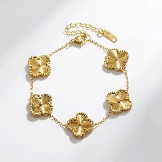 Sunlit Clover bracelet: Ember Collection